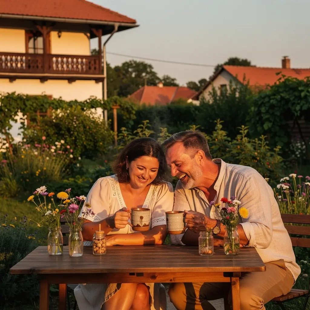 Relaxáló pillanat, amikor a tea felforrósítja a lelket.